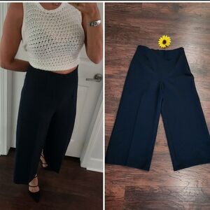 ZARA Navy Wide-Leg Pants🌀♠️